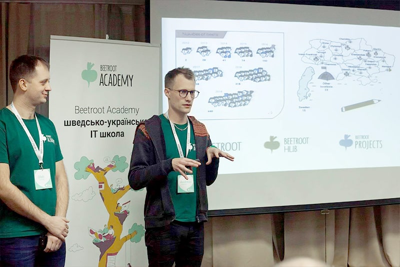 The Beetroot Academy training in Zhytomyr.