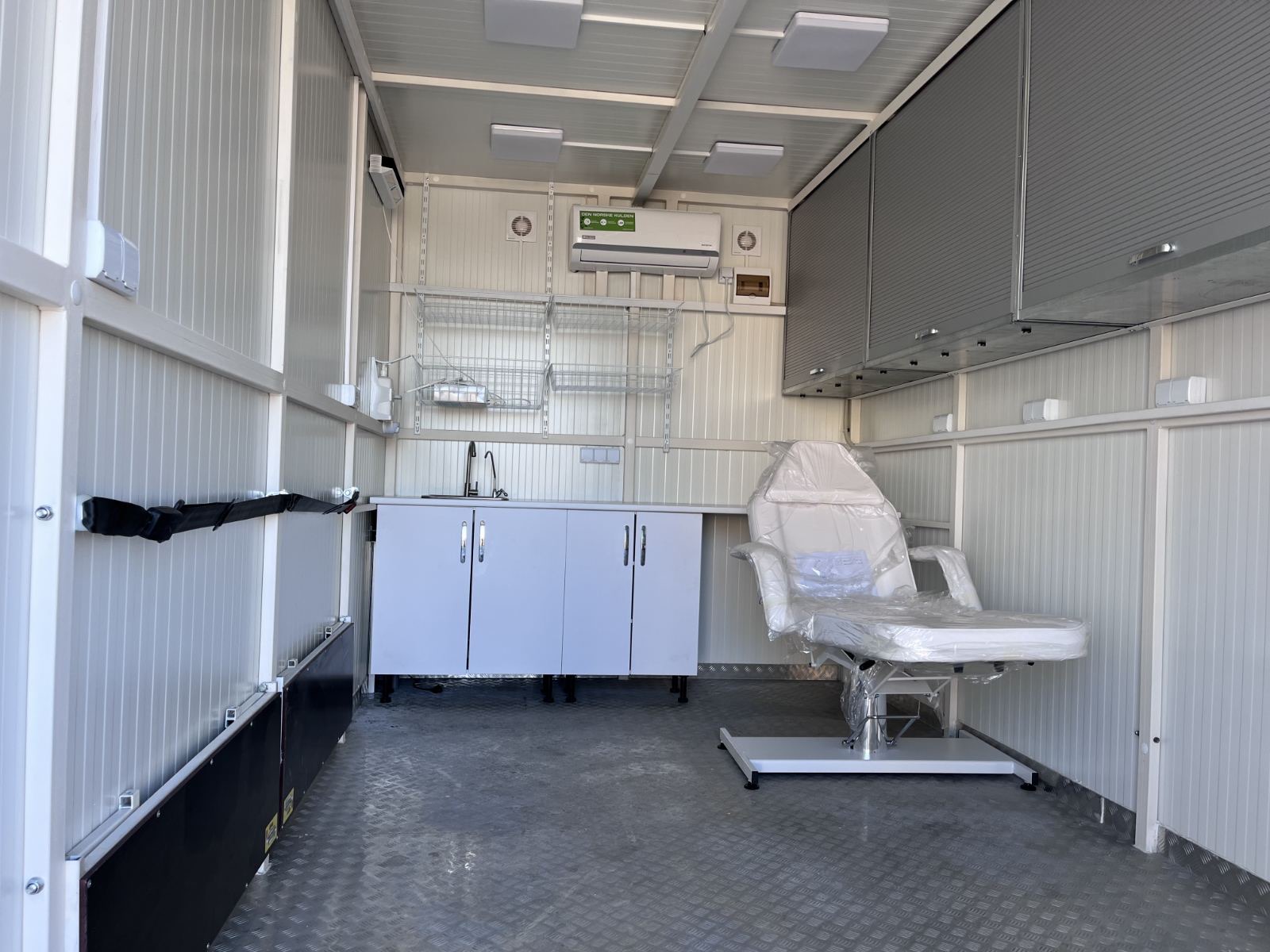 The damaged mobile clinic was repaired with the support of the original donor.